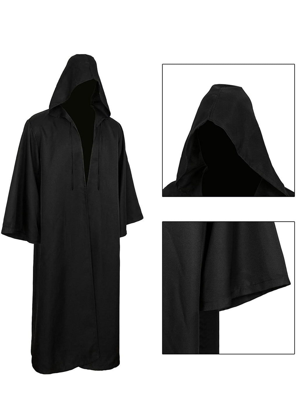 Men's Hooded Robe Cloak - Knight Cosplay Costume