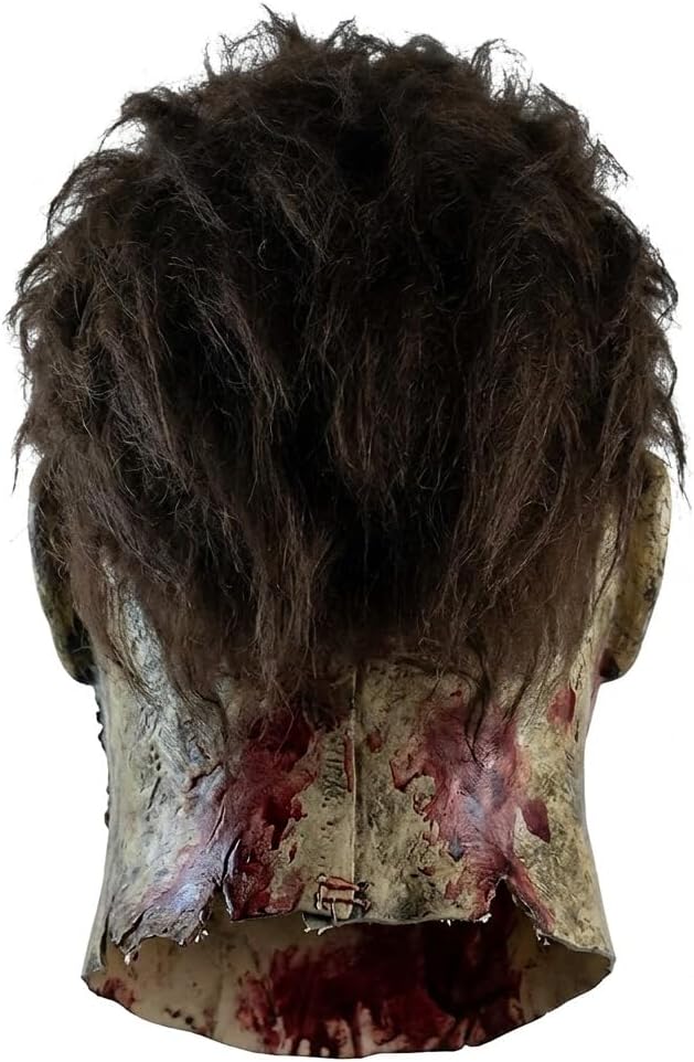 Style E Bloody horror mask back view
