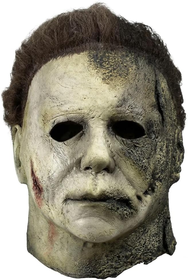Style C Scorched horror mask front view