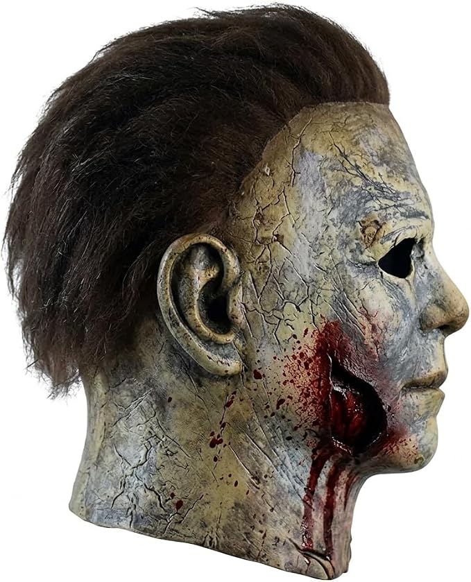 Style E Bloody horror mask side view