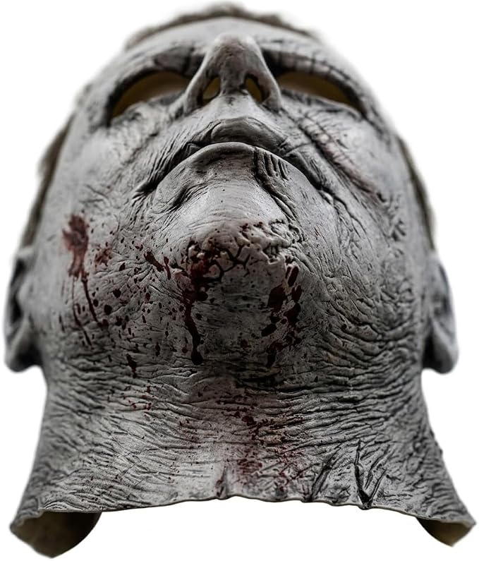Style F Blood Splatter horror mask underside detail