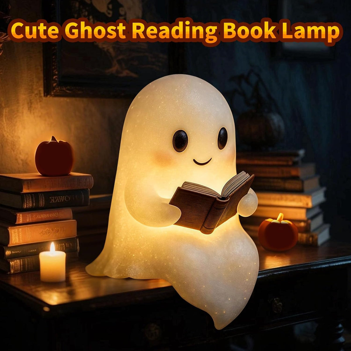Halloween Ghost figurine detail view
