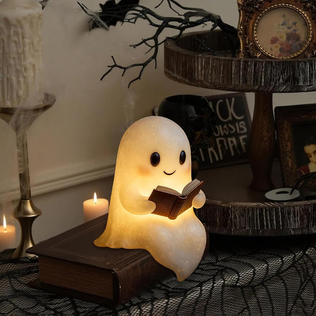 Halloween Ghost figurine side view