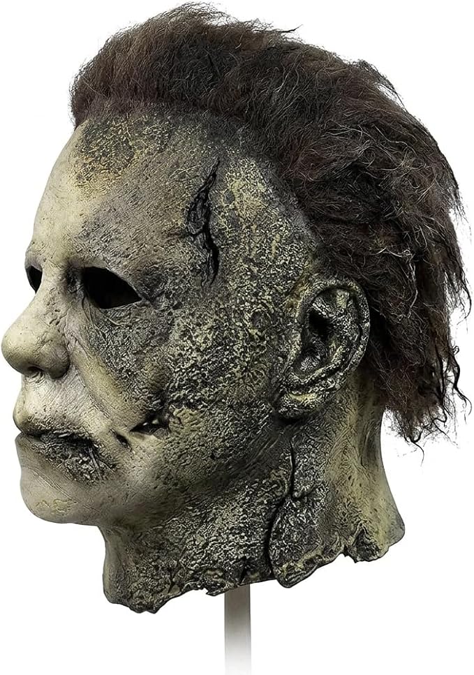 Style C Scorched horror mask side view