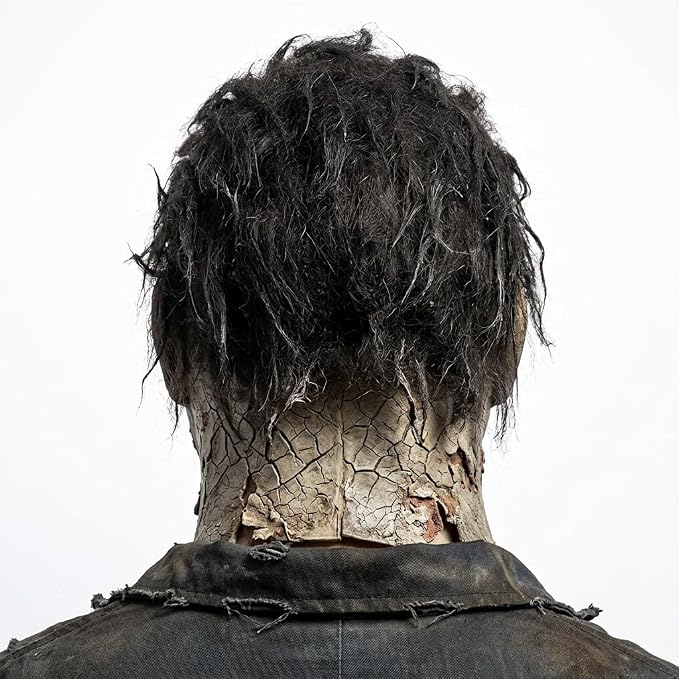 Style B Aged horror mask back view