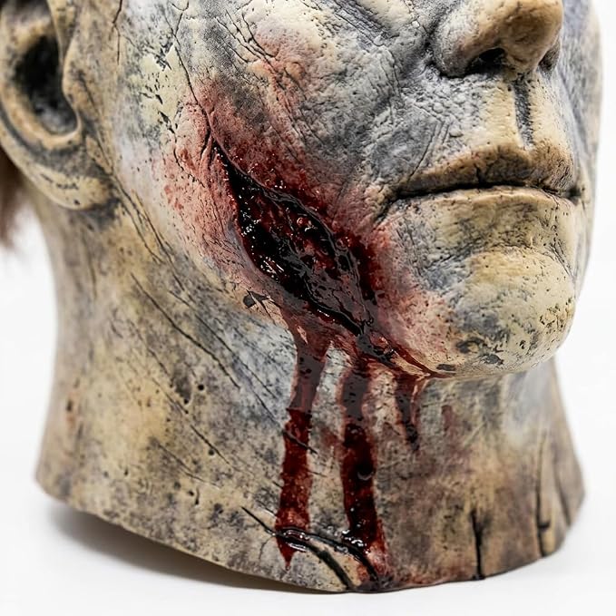 Style E Bloody horror mask wound detail