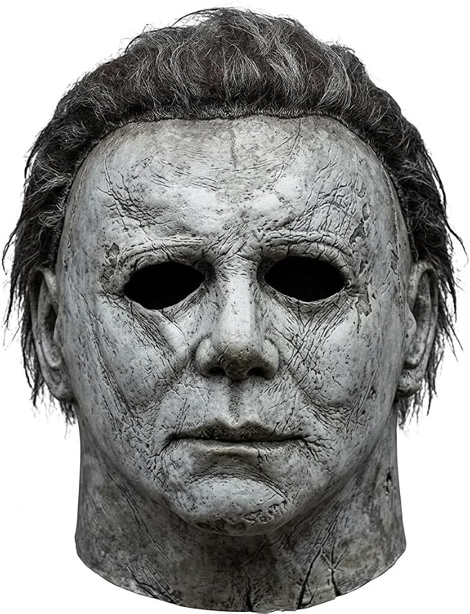 Style B Aged horror mask front view