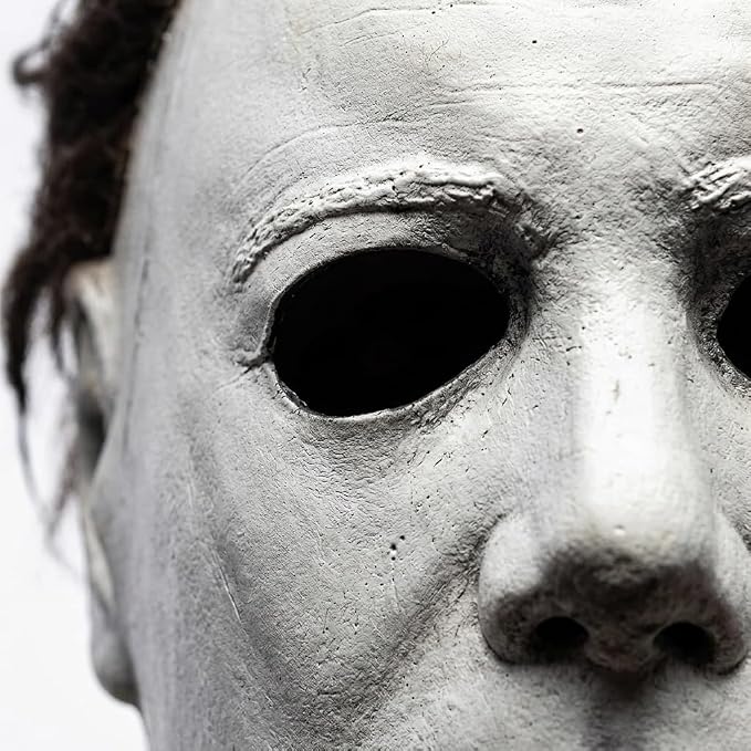Style A Classic horror mask texture close-up