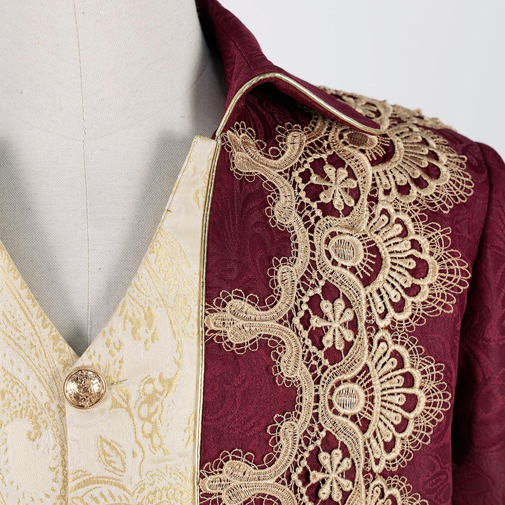 Men's Steampunk Victorian Tailcoat - Medieval Pirate Costume Coat