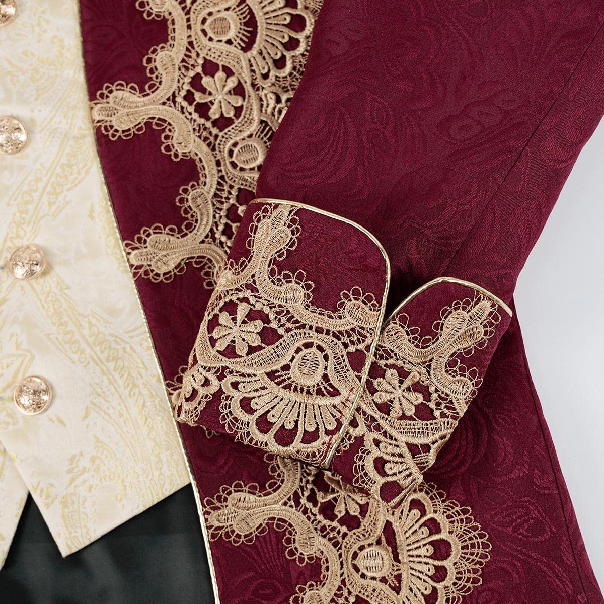 Men's Steampunk Victorian Tailcoat - Medieval Pirate Costume Coat