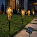 4 Pack Solar Halloween Skeleton Coffin Lights - main