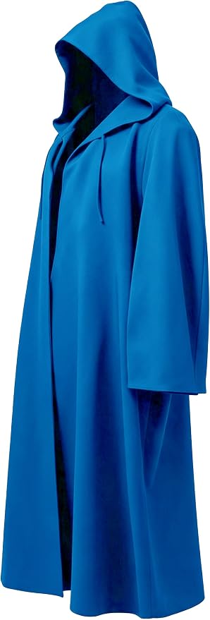 Men's Hooded Robe Cloak - Blue
